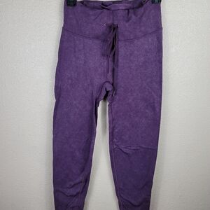 VS PINK Woman's jogger leggings purple Sz M